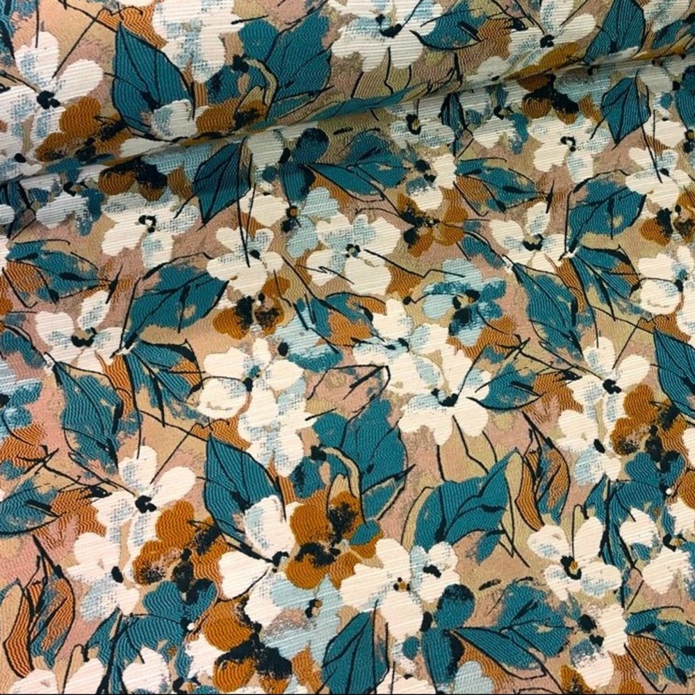 Zoe color Aqua Louis Vutton Vintage Display Fabric